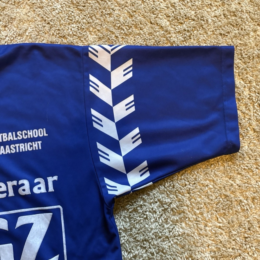 Vintage 90s 00s Erima Soccer Jersey Blue White Men's Medium - Picture 3 of 8
